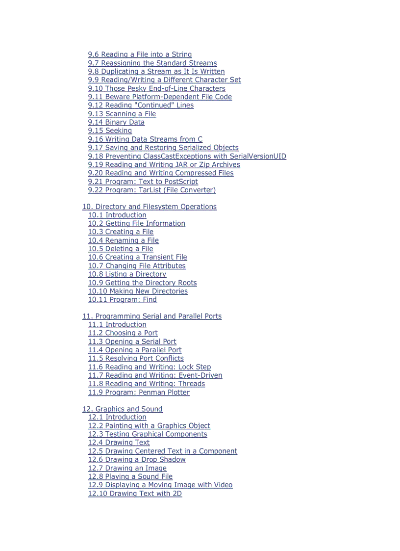 image for page Java Cookbook Jun 2001