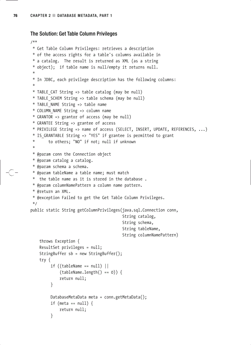 image for page JDBC Metadata