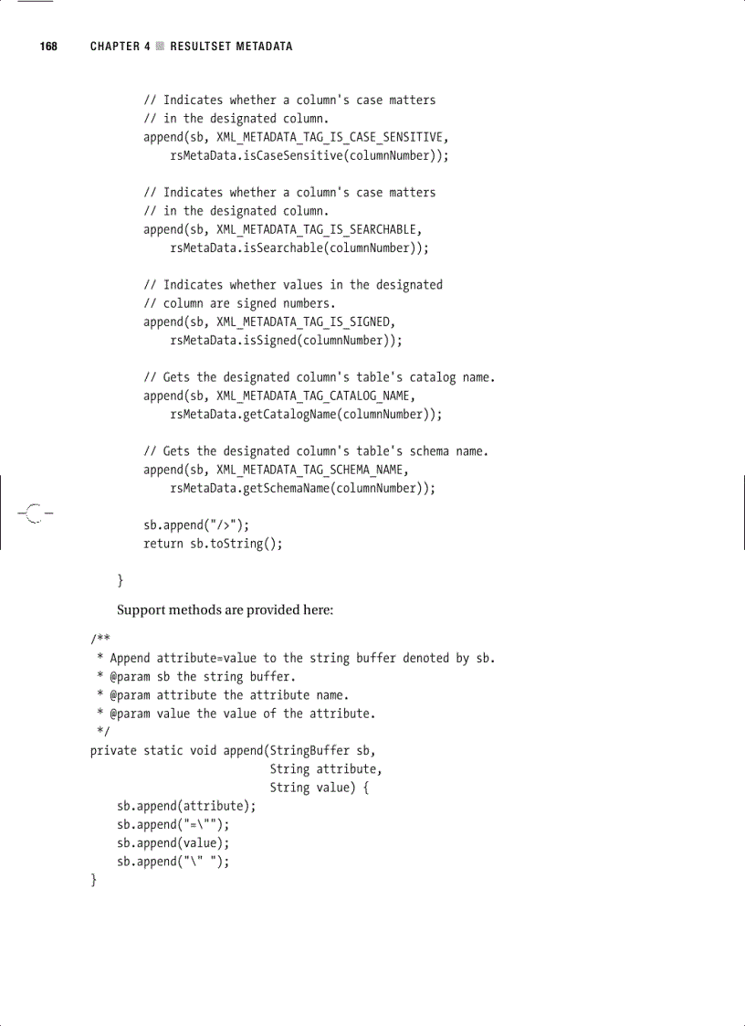 image for page JDBC Metadata