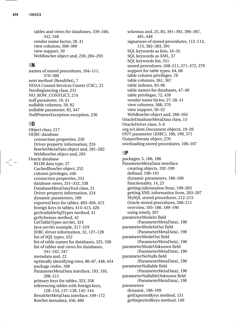 image for page JDBC Metadata
