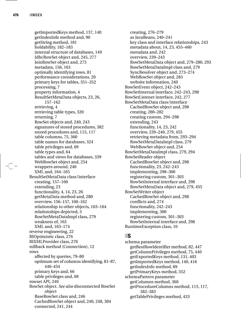 image for page JDBC Metadata