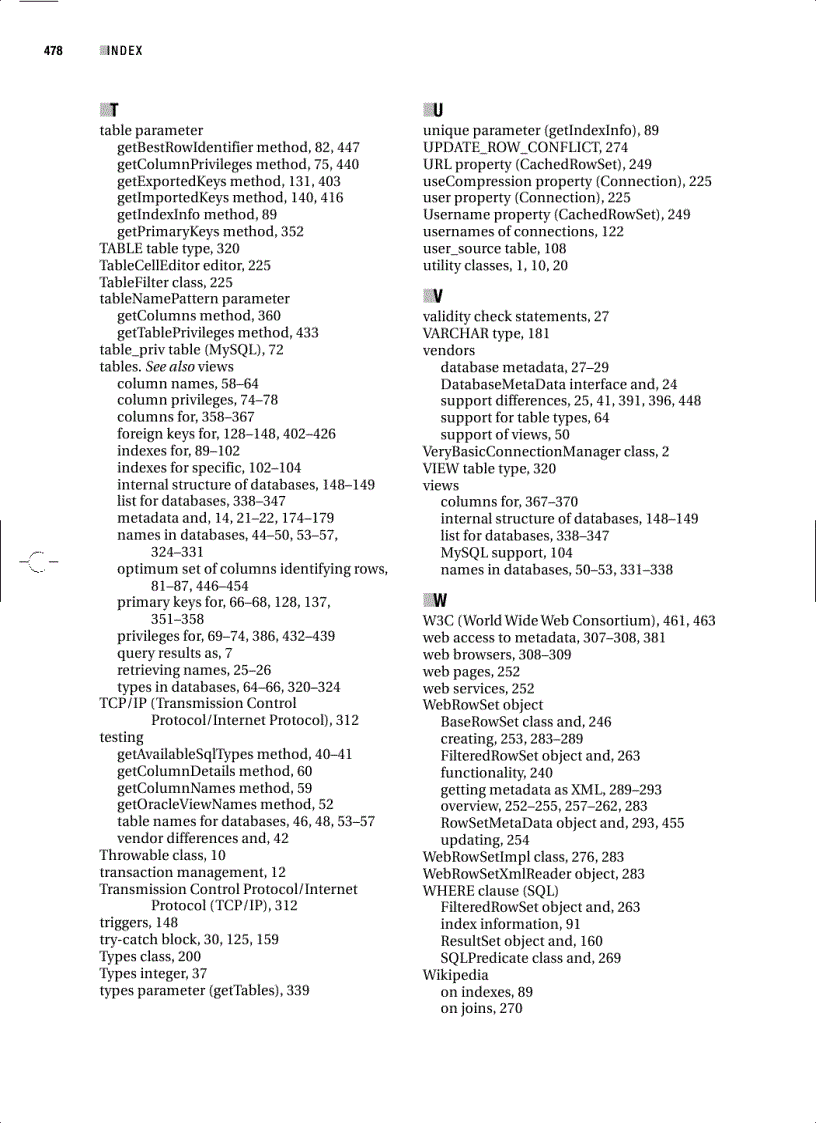image for page JDBC Metadata