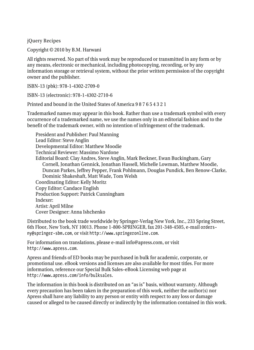 image for page jQuery Recipes