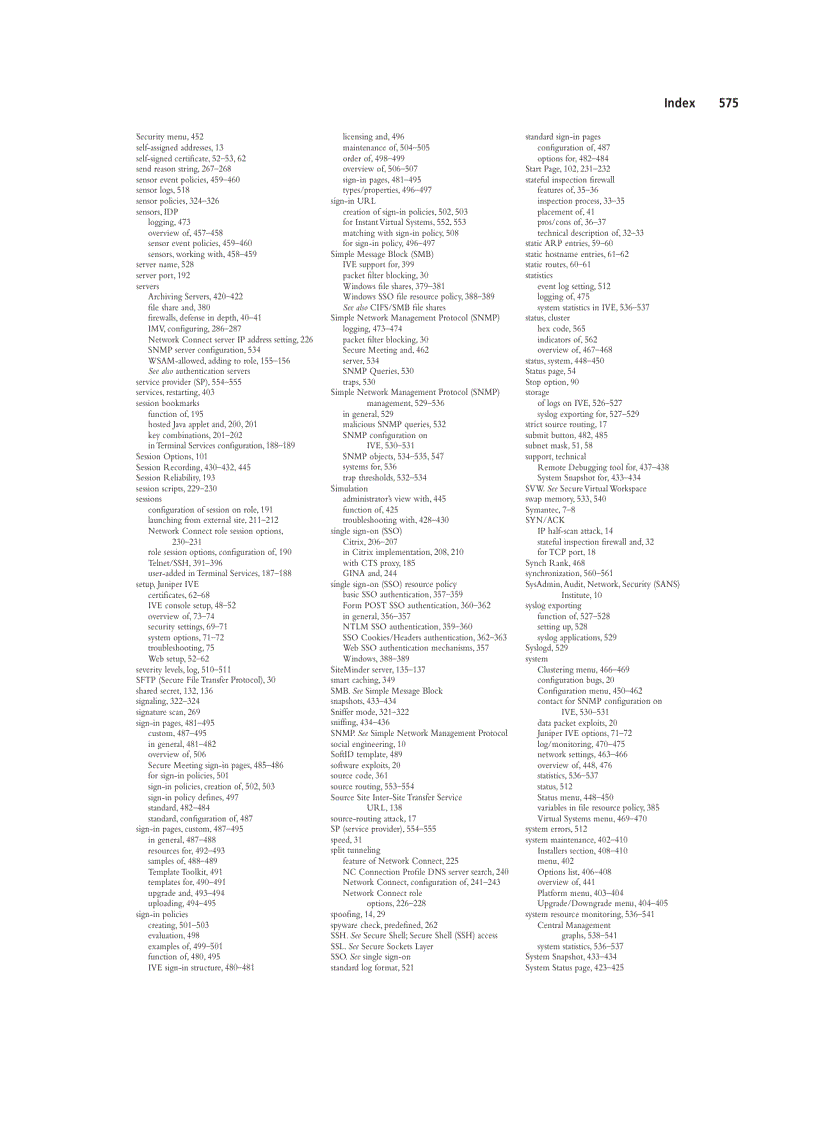 image for page Juniper Networks Secure Access SSL VPN Configuration Guide