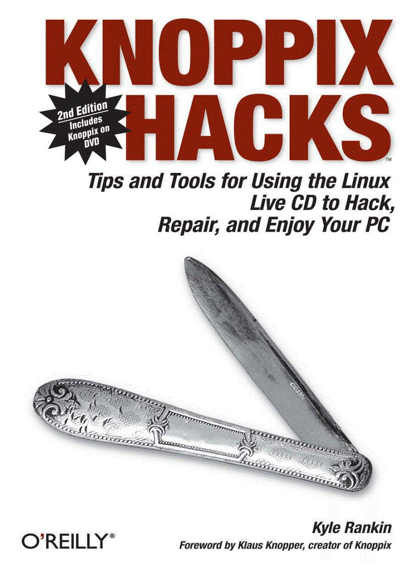 image for page Knoppix Hacks 2nd Edition Nov 2007