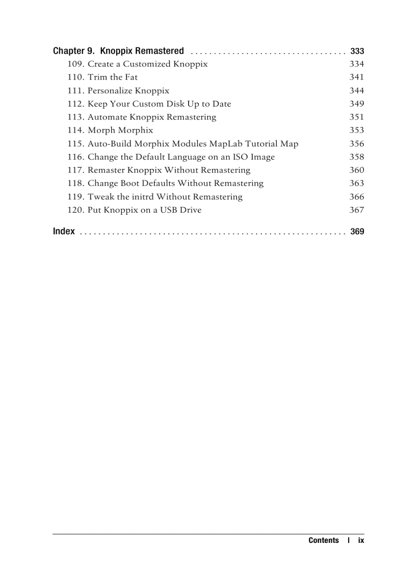 image for page Knoppix Hacks 2nd Edition Nov 2007