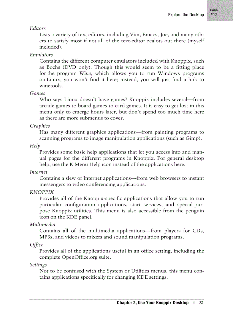 image for page Knoppix Hacks 2nd Edition Nov 2007