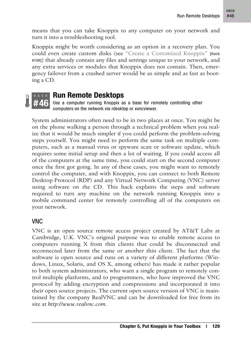 image for page Knoppix Hacks 2nd Edition Nov 2007