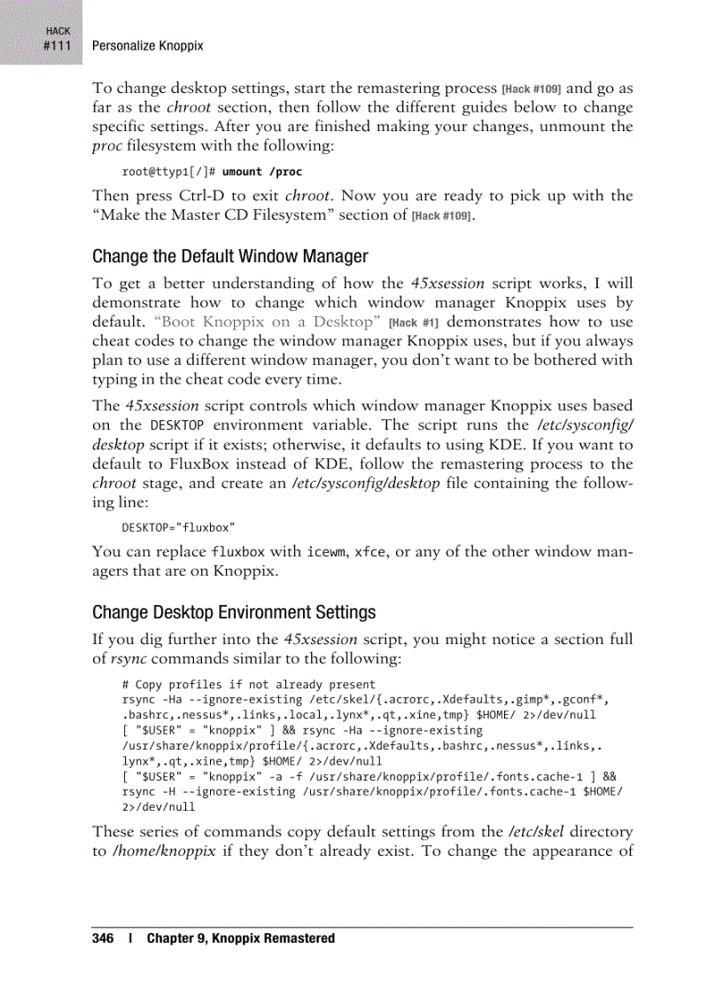 image for page Knoppix Hacks 2nd Edition Nov 2007