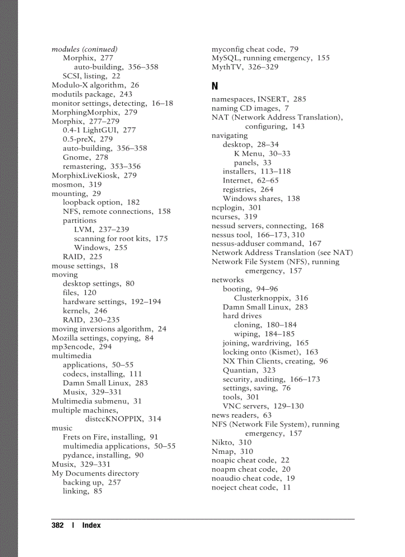 image for page Knoppix Hacks 2nd Edition Nov 2007