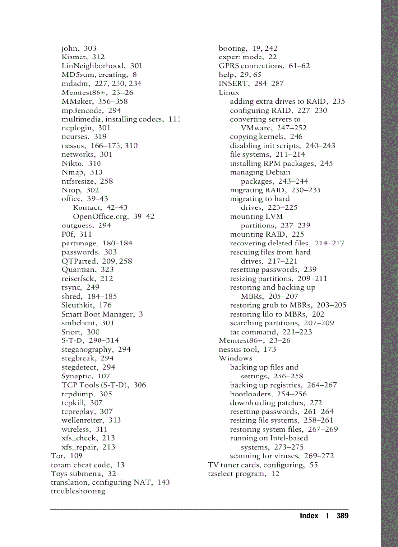 image for page Knoppix Hacks 2nd Edition Nov 2007