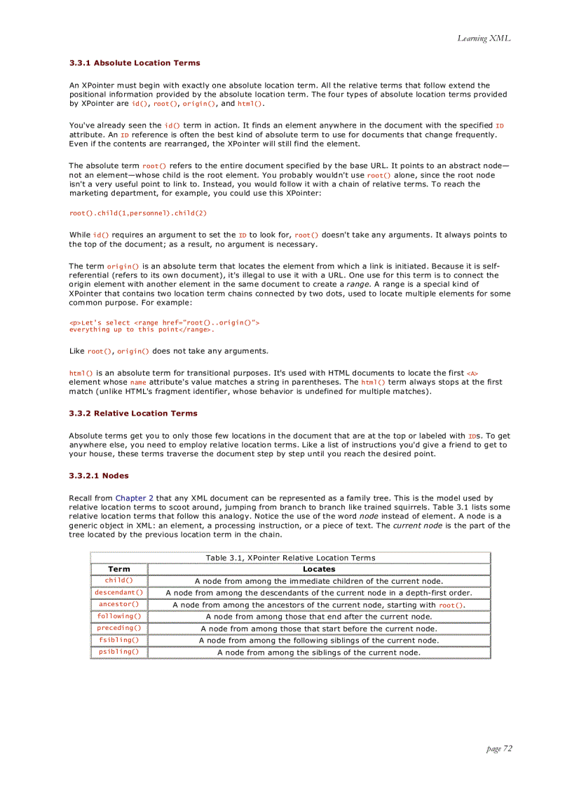 image for page Learning XML First Edition