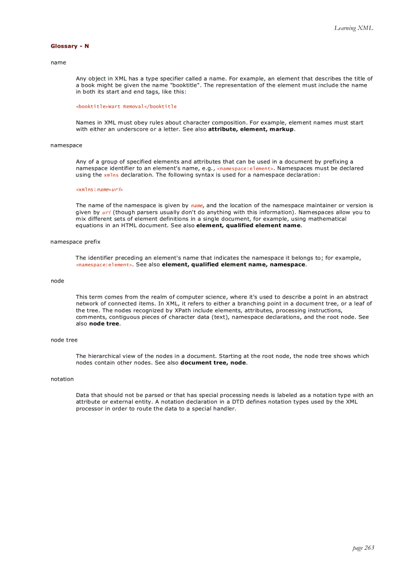 image for page Learning XML First Edition