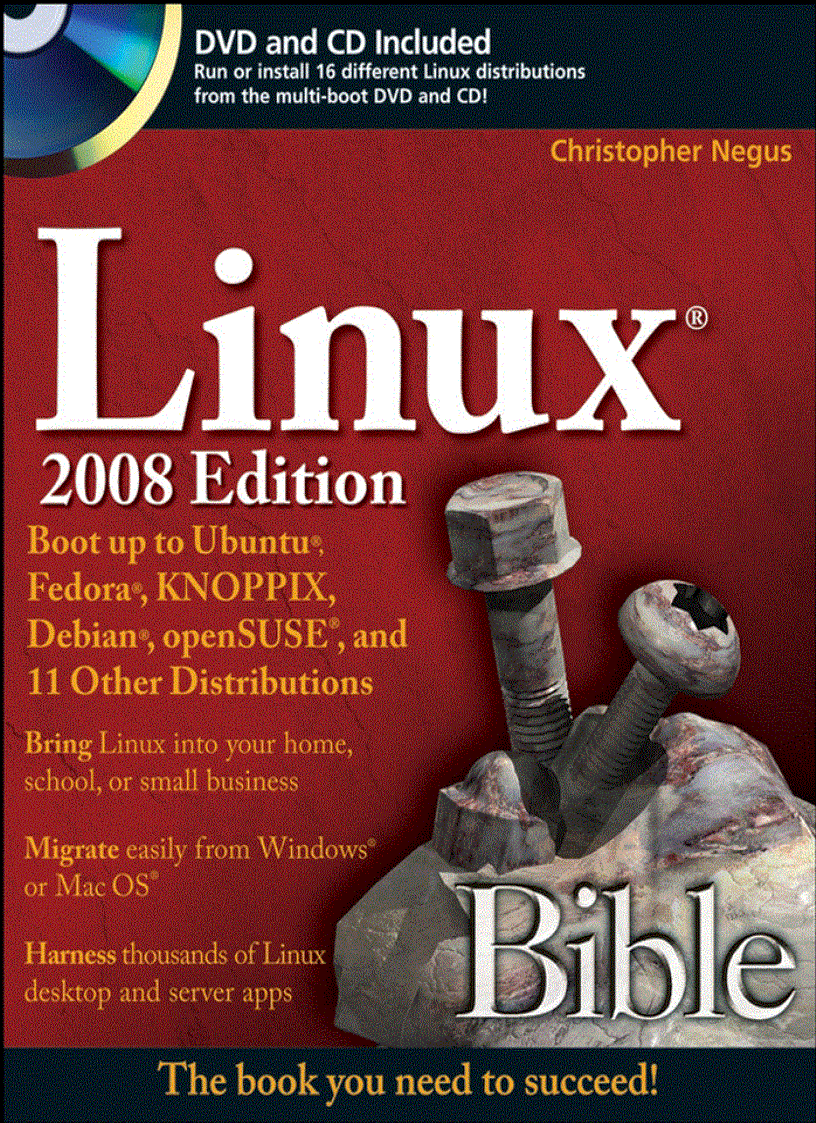 image for page Linux Bible 2008 Boot up to Ubuntu