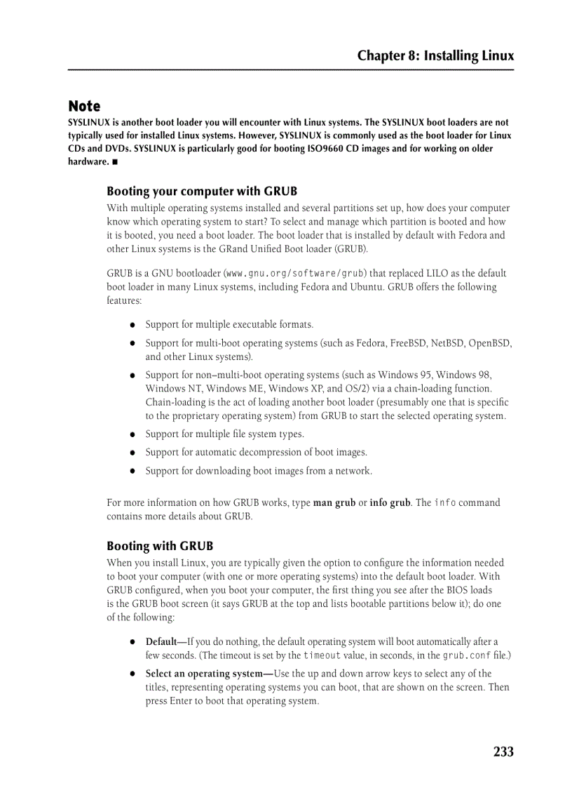 image for page Linux Bible 2010 Edition