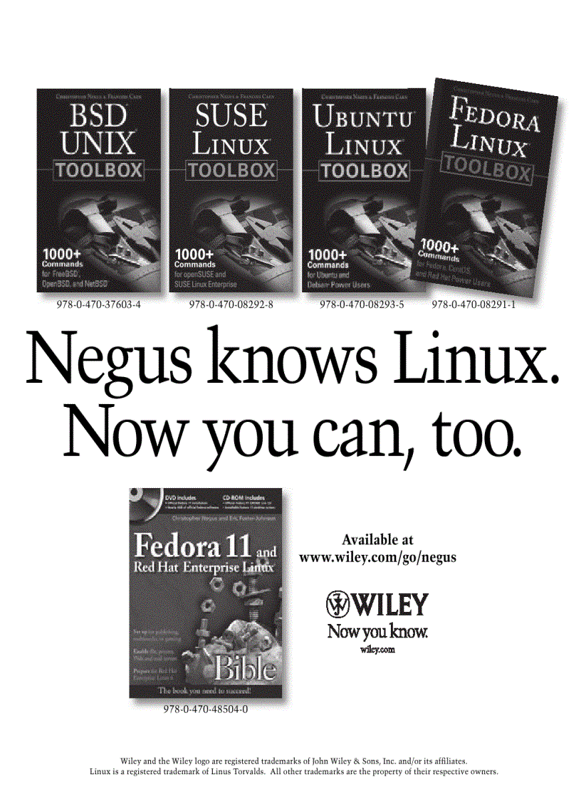 image for page Linux Bible 2010 Edition