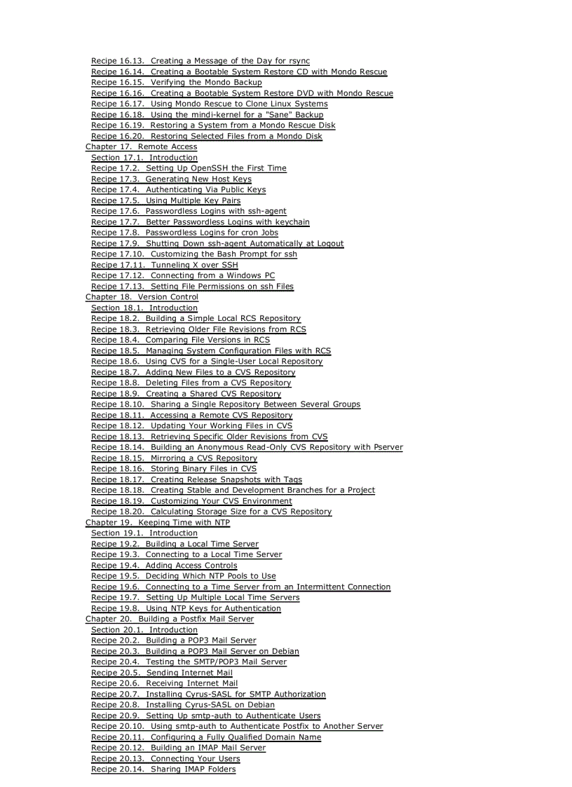image for page Linux Cookbook November 2004