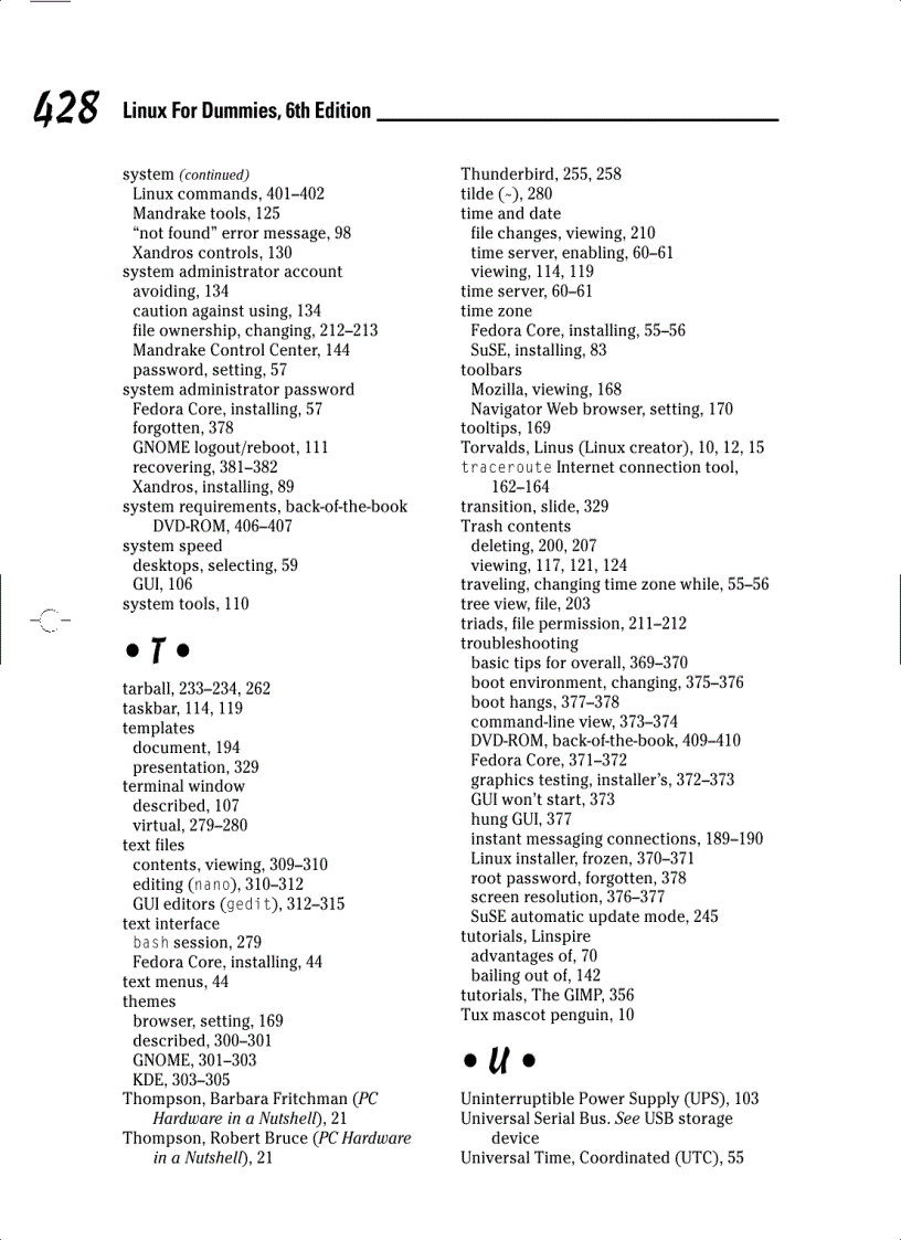 image for page Linux For Dummies 6th Edition