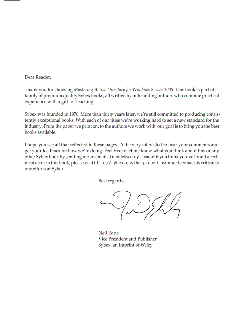 image for page Mastering Active Directory for Windows Server 2008 Jun 2008