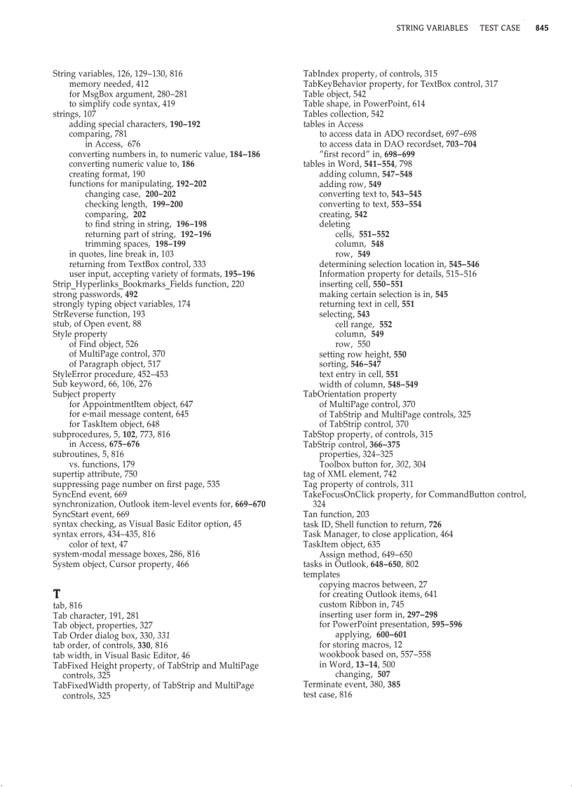 image for page Mastering VBA for Microsoft Office 2007 Apr 2008