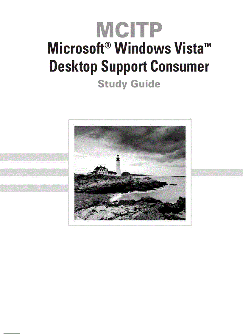image for page MCITP Windows Vista Desktop Support Consumer Study Guide 70 623