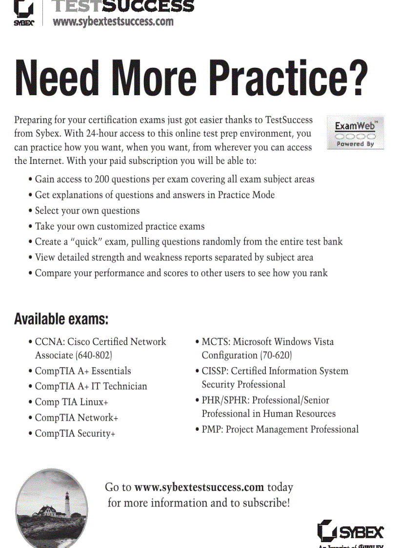 image for page MCITP Windows Vista Desktop Support Consumer Study Guide 70 623