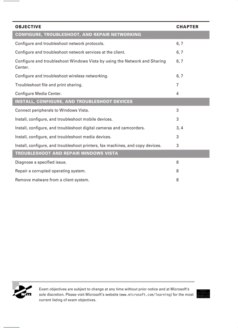 image for page MCITP Windows Vista Desktop Support Consumer Study Guide 70 623