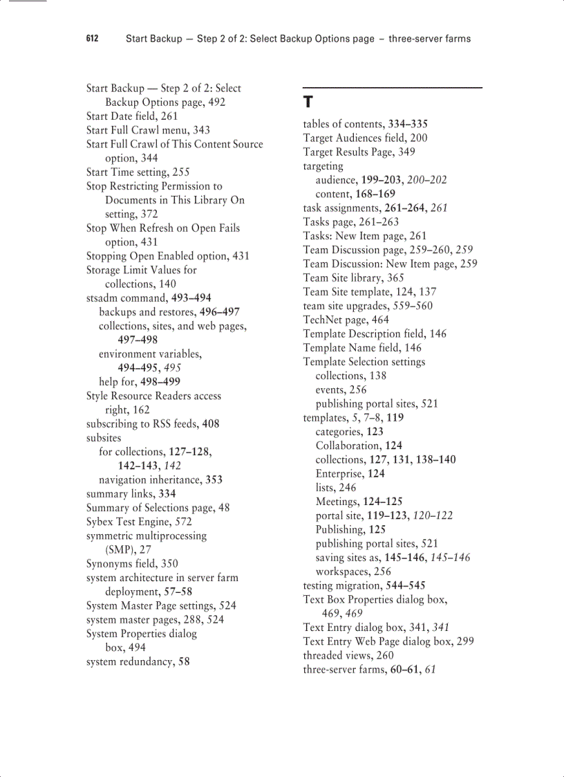 image for page MCTS Ms Office SharePoint Server 2007 Configuration Study Guide