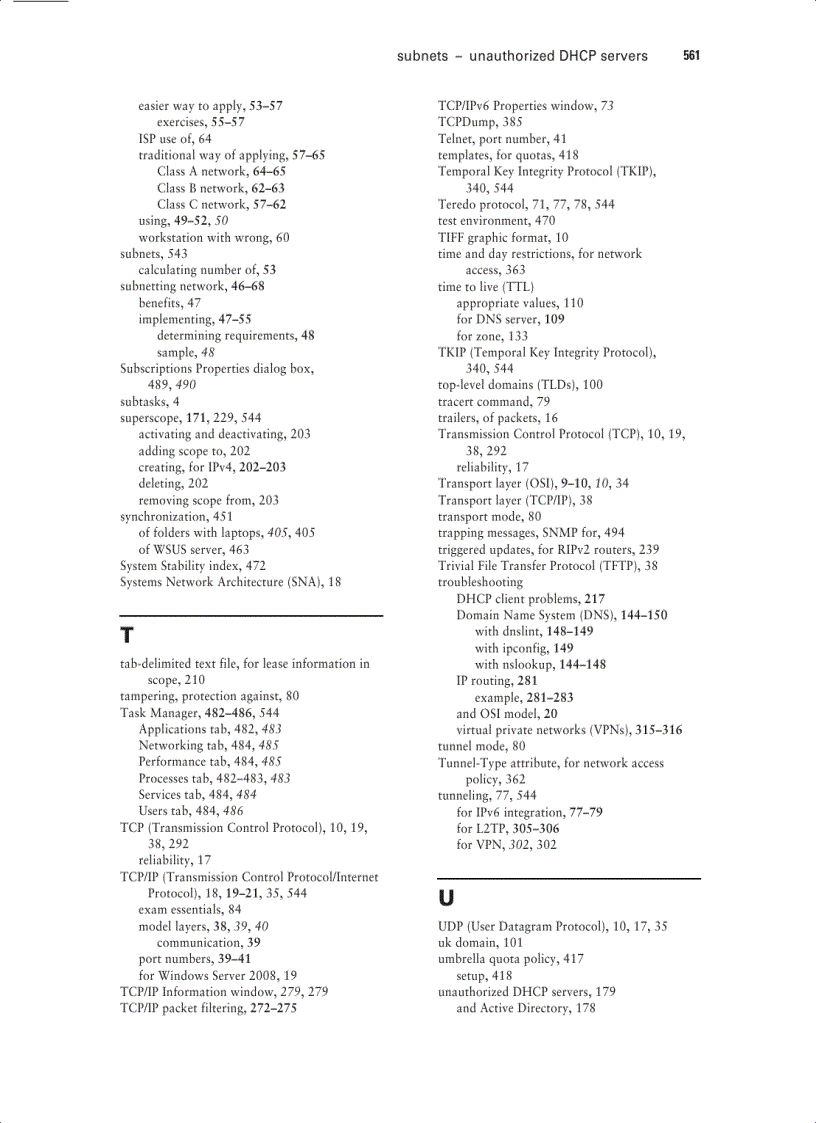 image for page MCTS Windows Server 2008 Network Infrastructure Configuration Jul 2008