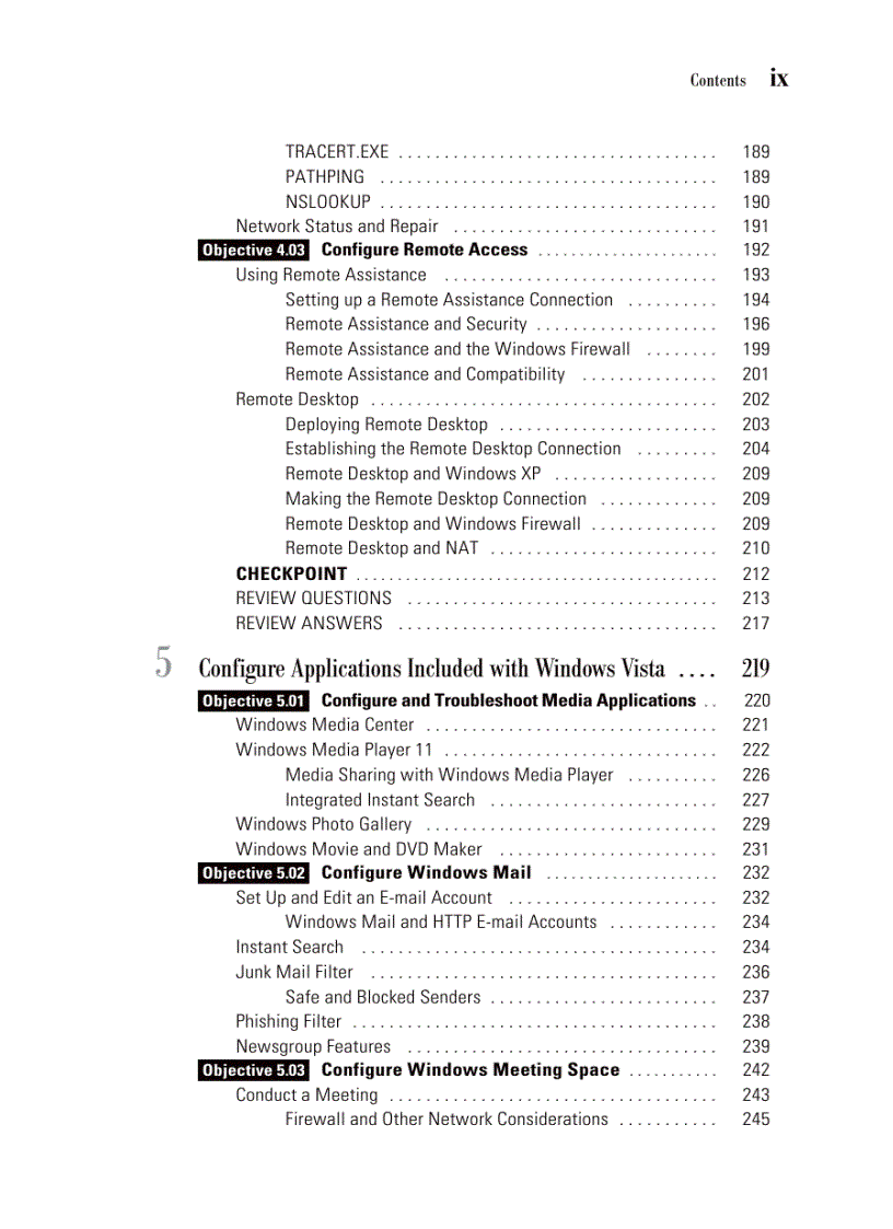image for page MCTS Windows Vista Client Configuration Passport Exam 70 620