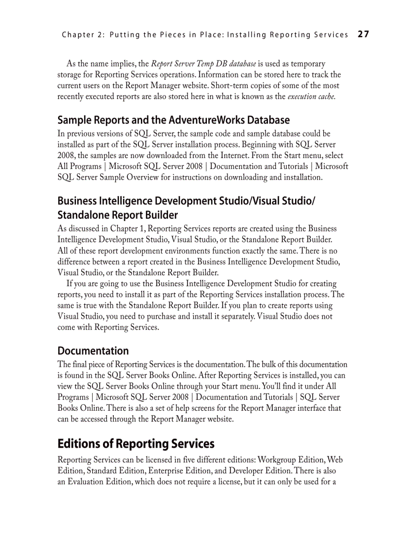 image for page Media Microsoft SQL Server 2008 Reporting Services Aug 2008