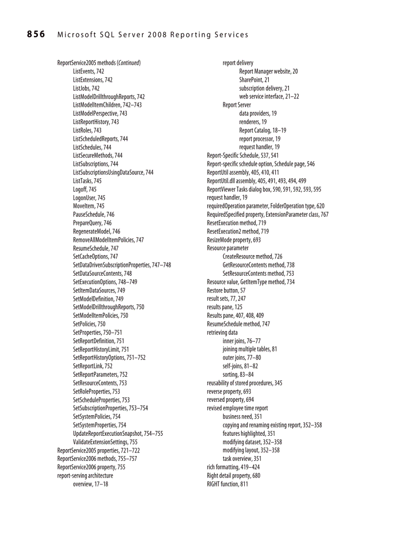 image for page Media Microsoft SQL Server 2008 Reporting Services Aug 2008