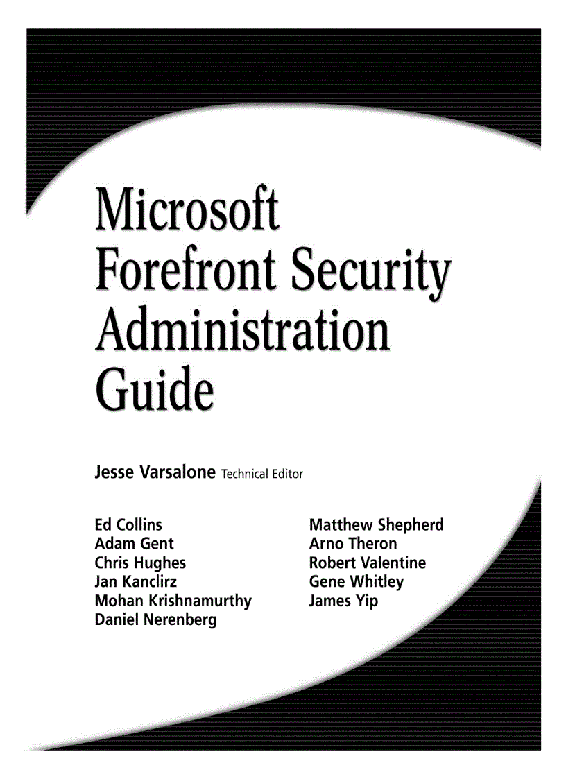 image for page Microsoft Forefront Security Administration Guide Jan 2008