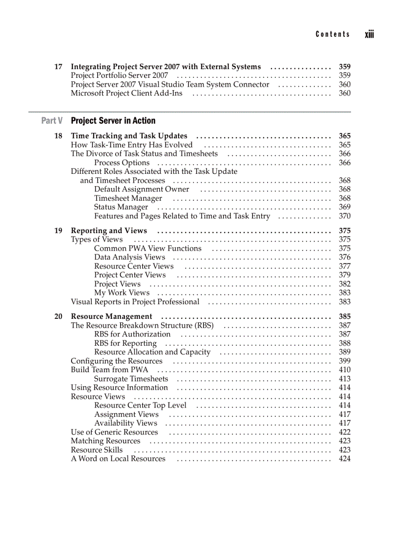 image for page Microsoft Office Project Server 2007 The Complete Reference