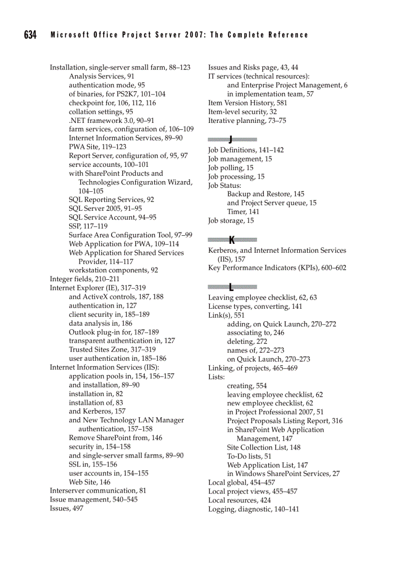 image for page Microsoft Office Project Server 2007 The Complete Reference