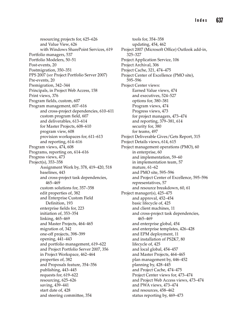 image for page Microsoft Office Project Server 2007 The Complete Reference