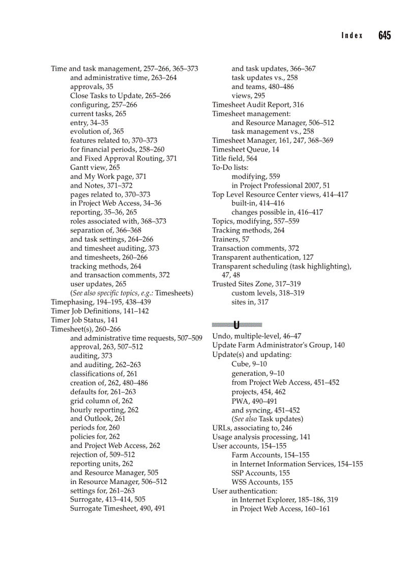 image for page Microsoft Office Project Server 2007 The Complete Reference