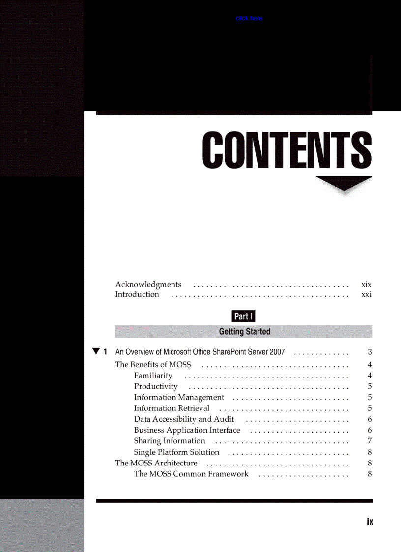 image for page Microsoft Office SharePoint Server 2007 A Beginners Guide Sep 2007