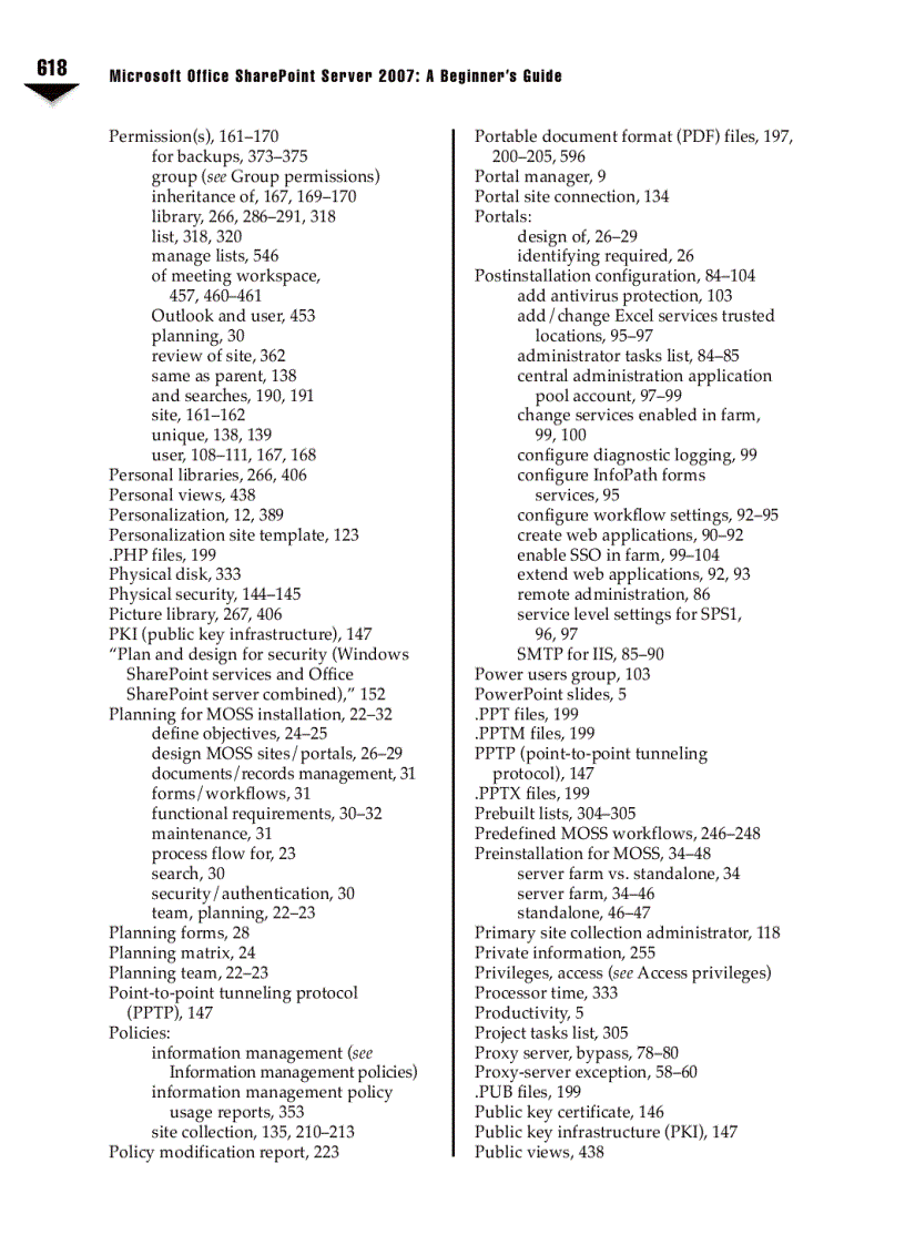 image for page Microsoft Office SharePoint Server 2007 A Beginners Guide Sep 2007