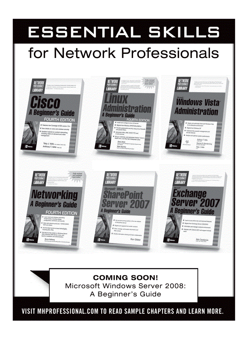 image for page Microsoft Office SharePoint Server 2007 A Beginners Guide Sep 2007