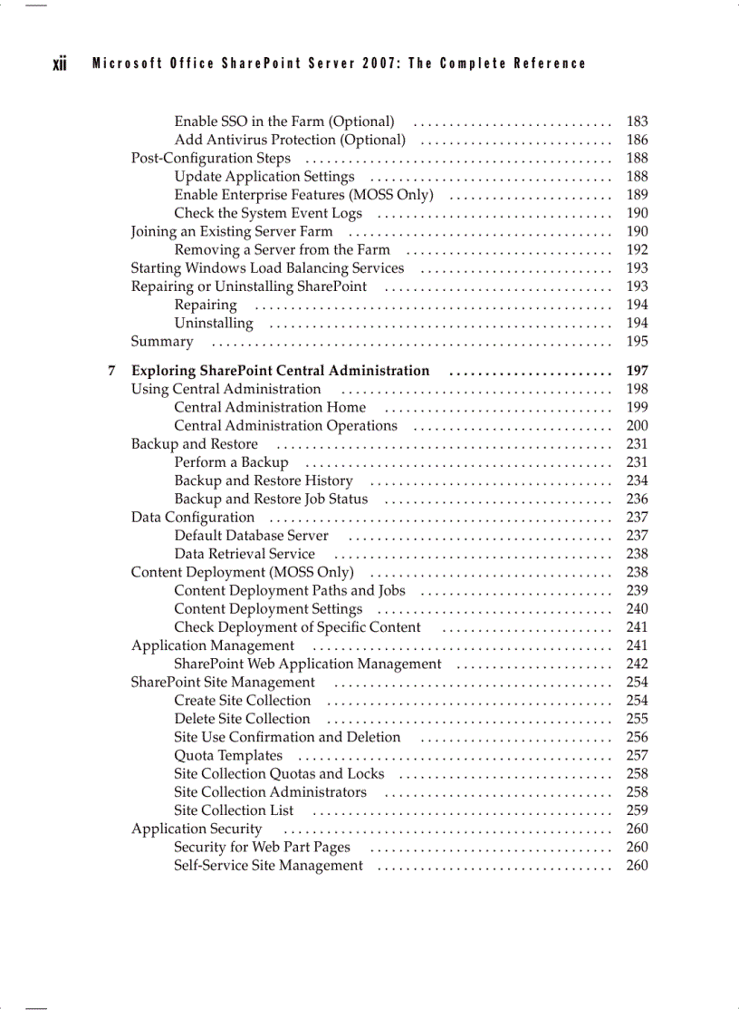image for page Microsoft Office SharePoint Server 2007 The Complete Reference Sep 2007