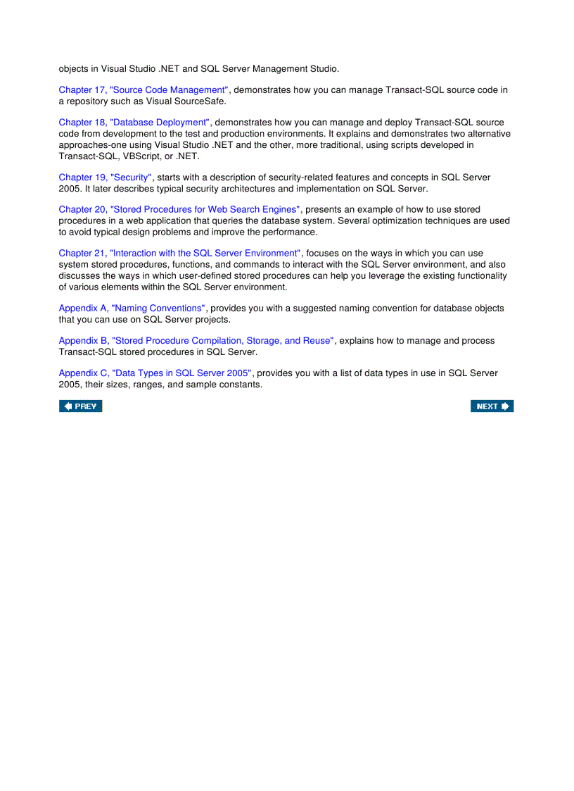 image for page Microsoft SQL Server 2005 Stored Procedure Programming in T SQL NET