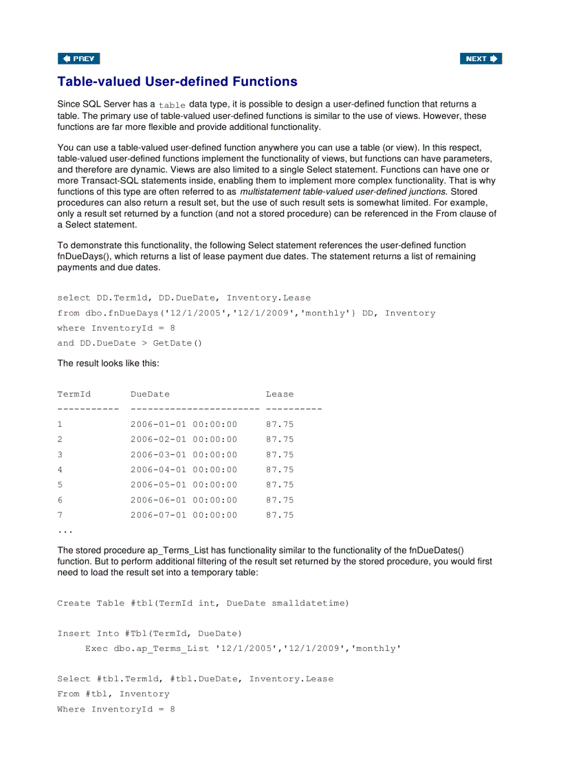 image for page Microsoft SQL Server 2005 Stored Procedure Programming in T SQL NET