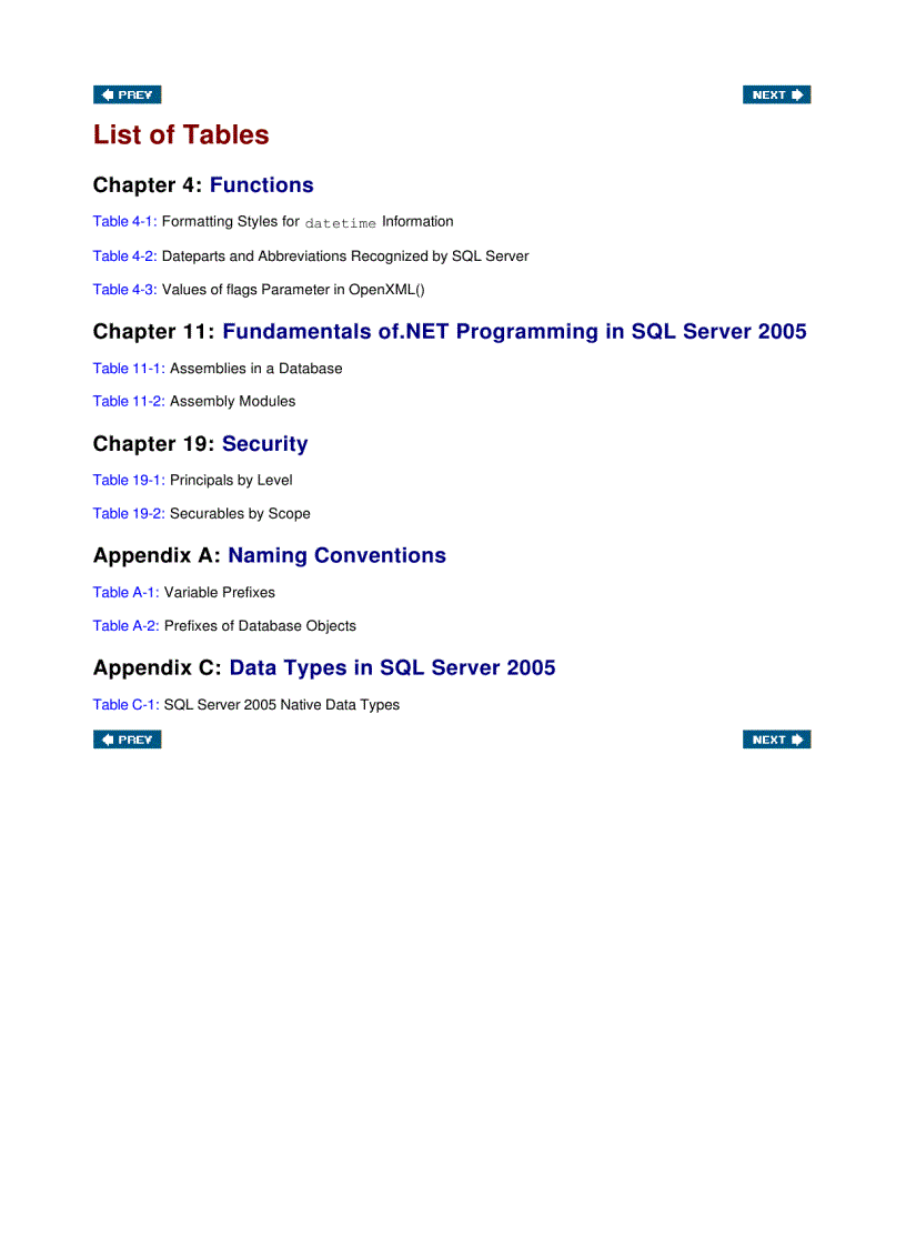 image for page Microsoft SQL Server 2005 Stored Procedure Programming in T SQL NET