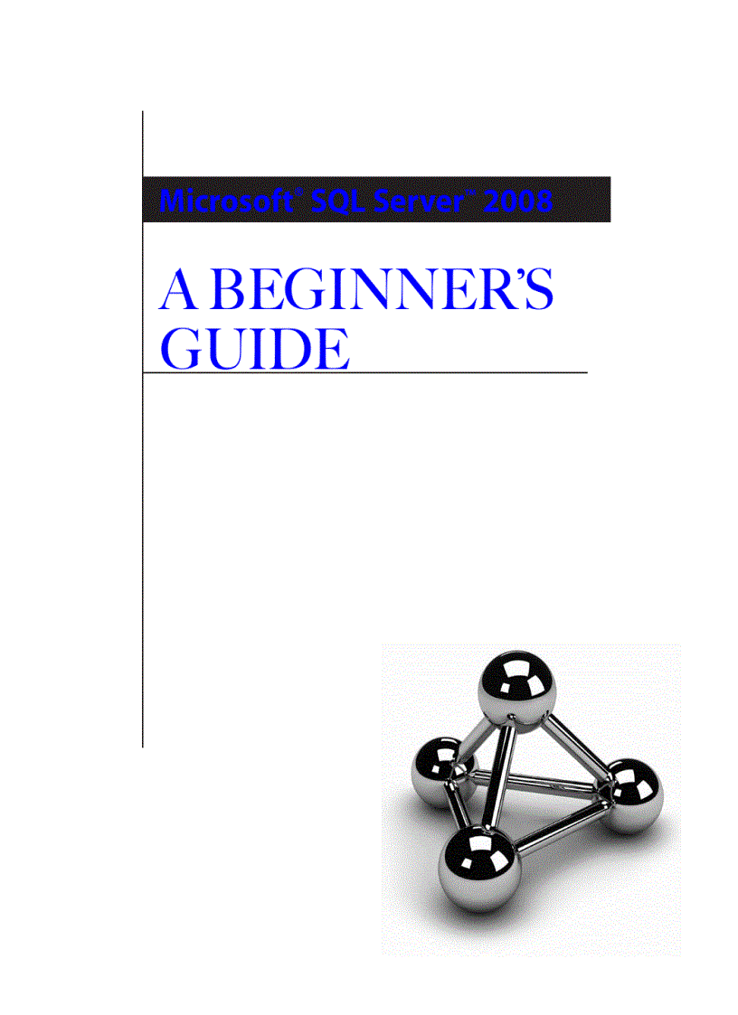 image for page Microsoft SQL Server 2008 A Beginners Guide 4th Edition Jul 2008