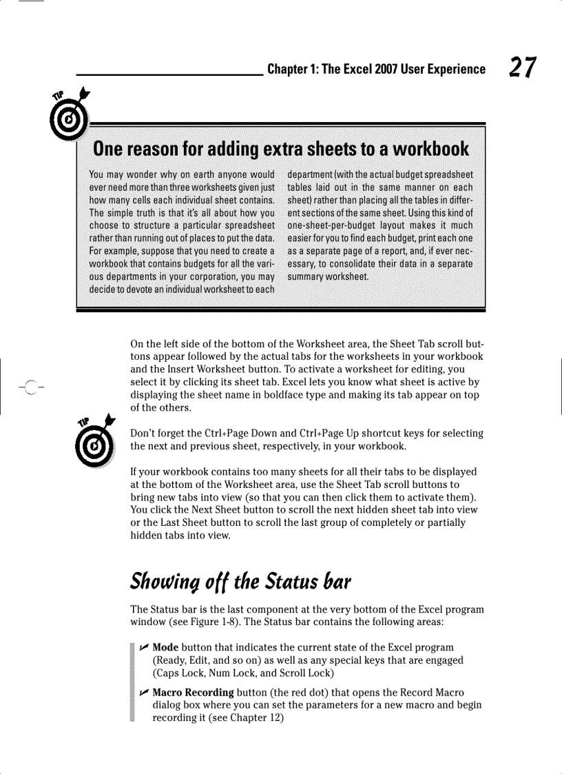 image for page Mircosoft Office Excel 2007 For Dummies