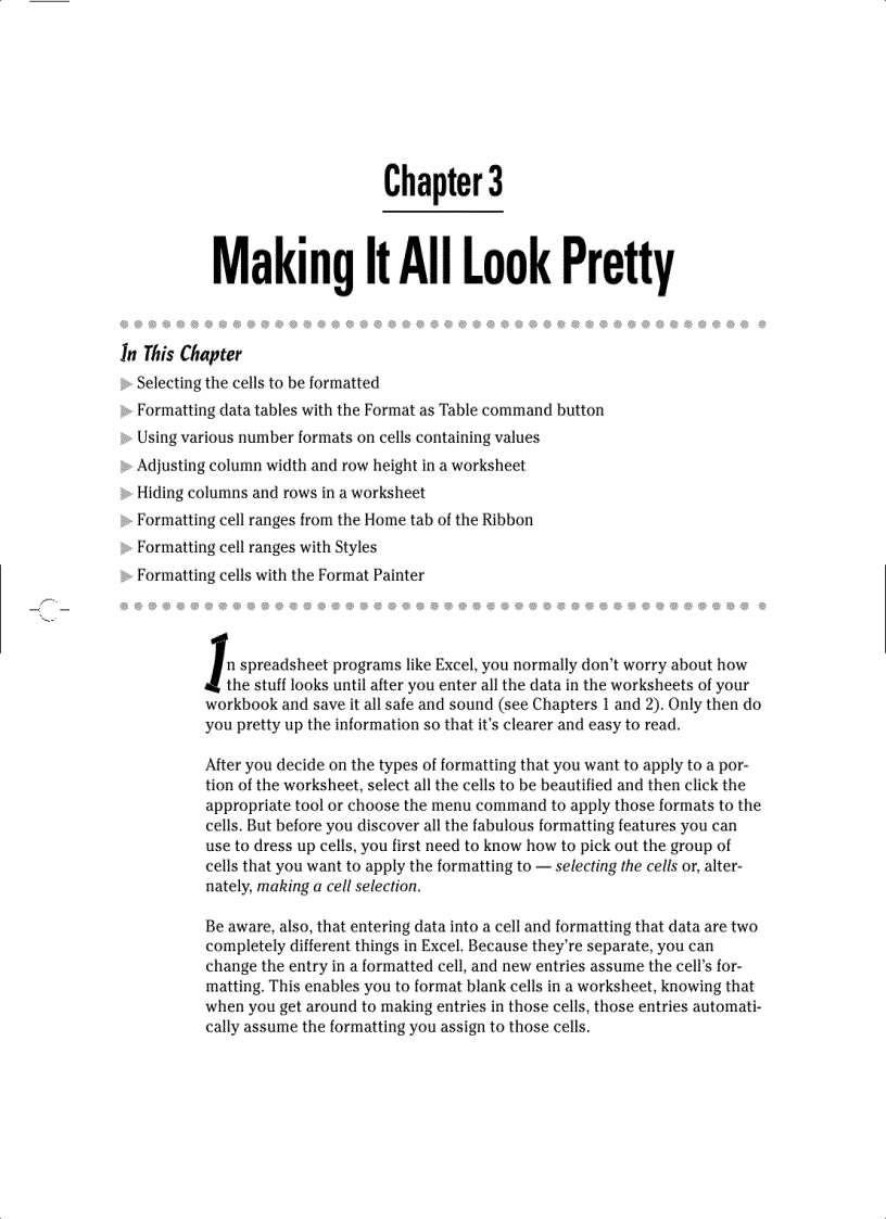 image for page Mircosoft Office Excel 2007 For Dummies