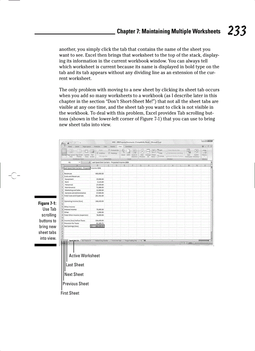 image for page Mircosoft Office Excel 2007 For Dummies
