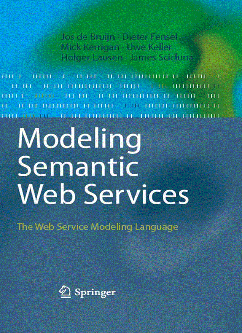image for page Modeling Semantic Web Services The Web Service Modeling Language