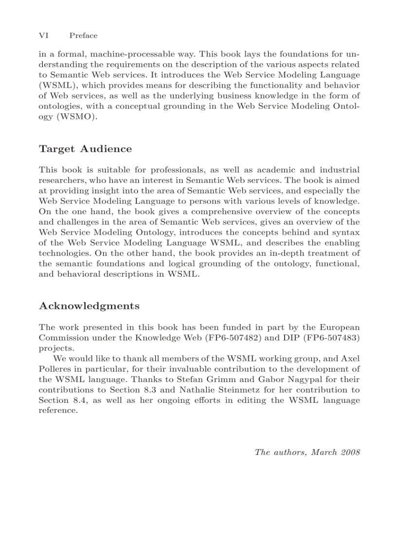 image for page Modeling Semantic Web Services The Web Service Modeling Language